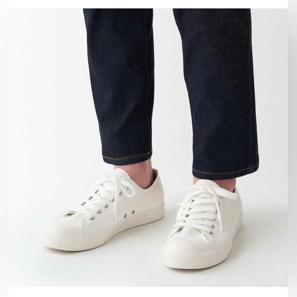 Muji Cushioned Sneakers Off White Water Repellent